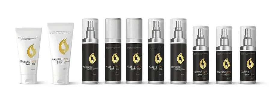 A professional skincare expert applying serum, highlighting smooth, youthful skin using human stem cell technology