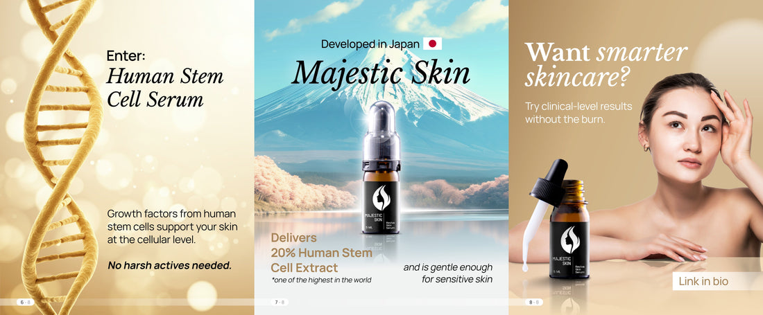 Majestic Skin Human Stem Cell Serum - Japanese Anti-Aging Skincare