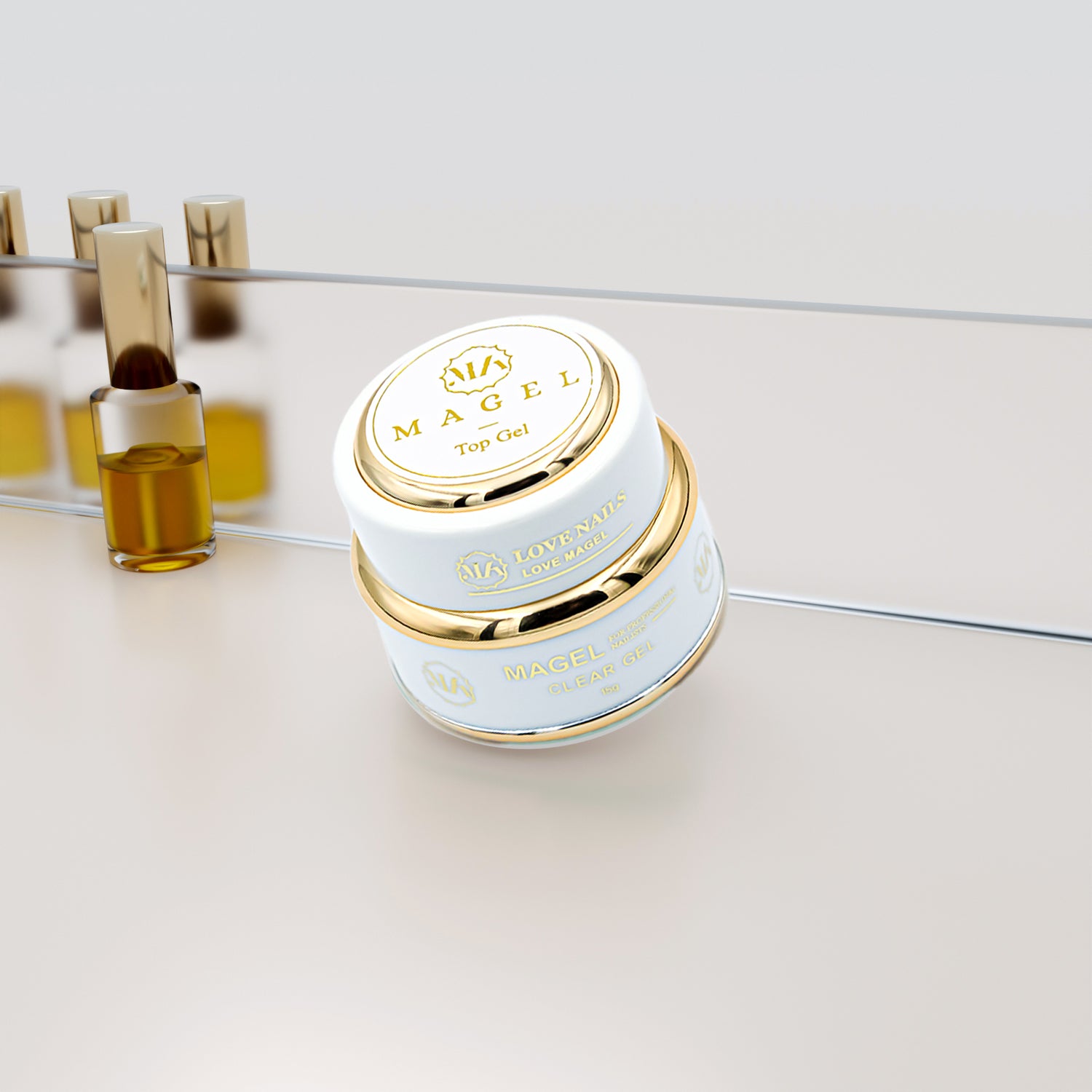 Best Nail Polish Top Coat - top gel 15g on it's side