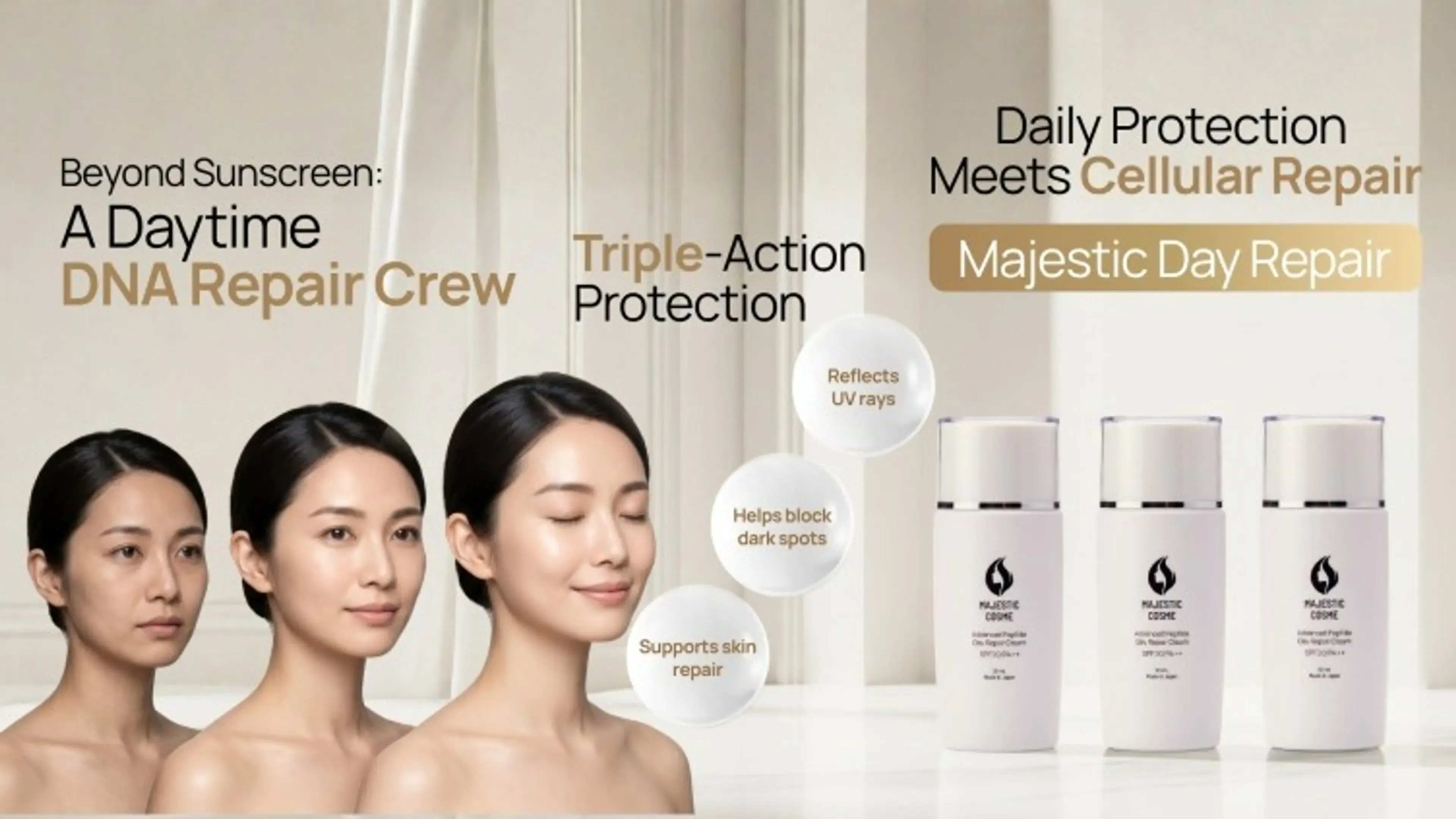 Beyond Sunscreen: A Daytime DNA Repair Crew