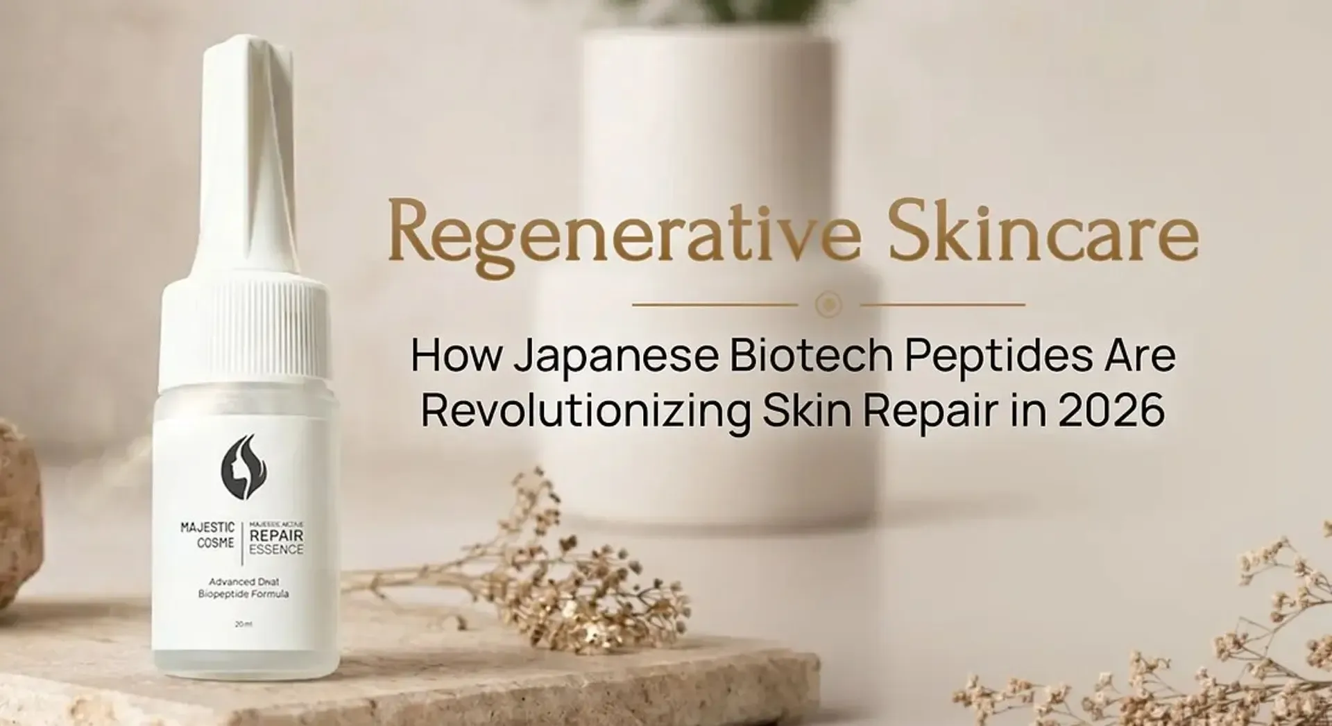 Regenerative Skincare: How Japanese Biotech Peptides Are Revolutionizing Skin Repair in 2026