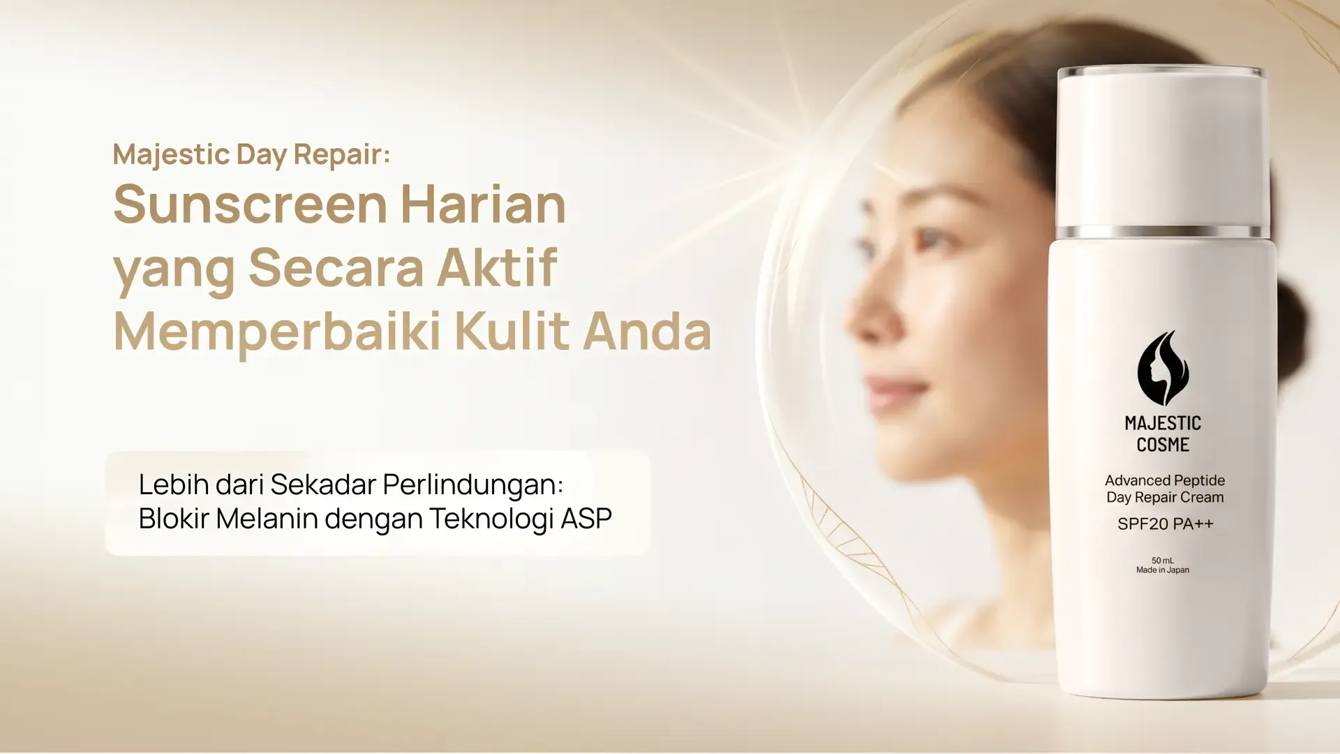 Majestic Day Repair: Tabir Surya Harian yang Secara Aktif Memperbaiki Kulit Anda