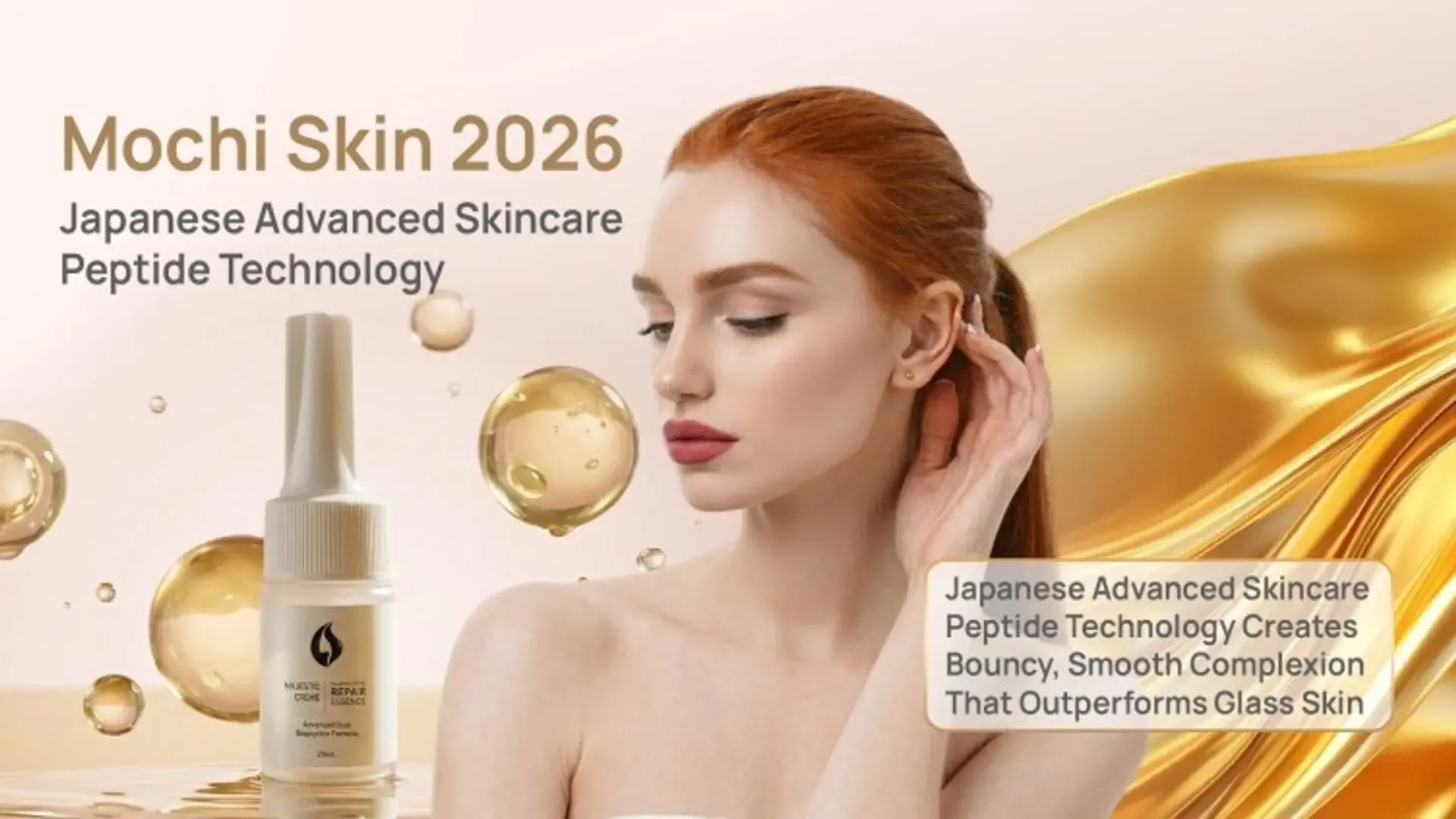 Mochi Skin 2026: How Japanese Advanced Skincare Peptide Technology Creates Bouncy, Smooth Complexion That Outperforms Glass Skin