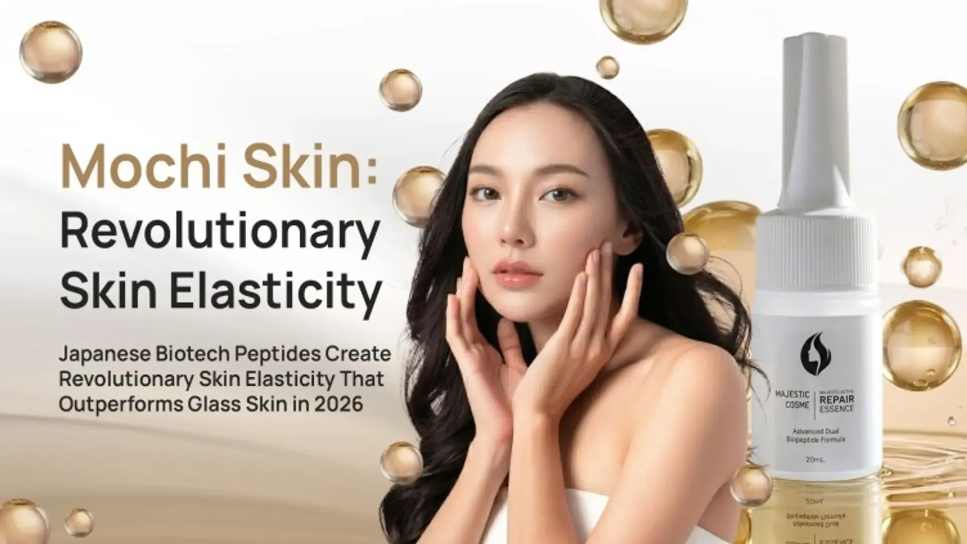 Mochi Skin: How Japanese Biotech Peptides Create Revolutionary Skin Elasticity That Outperforms Glass Skin in 2026