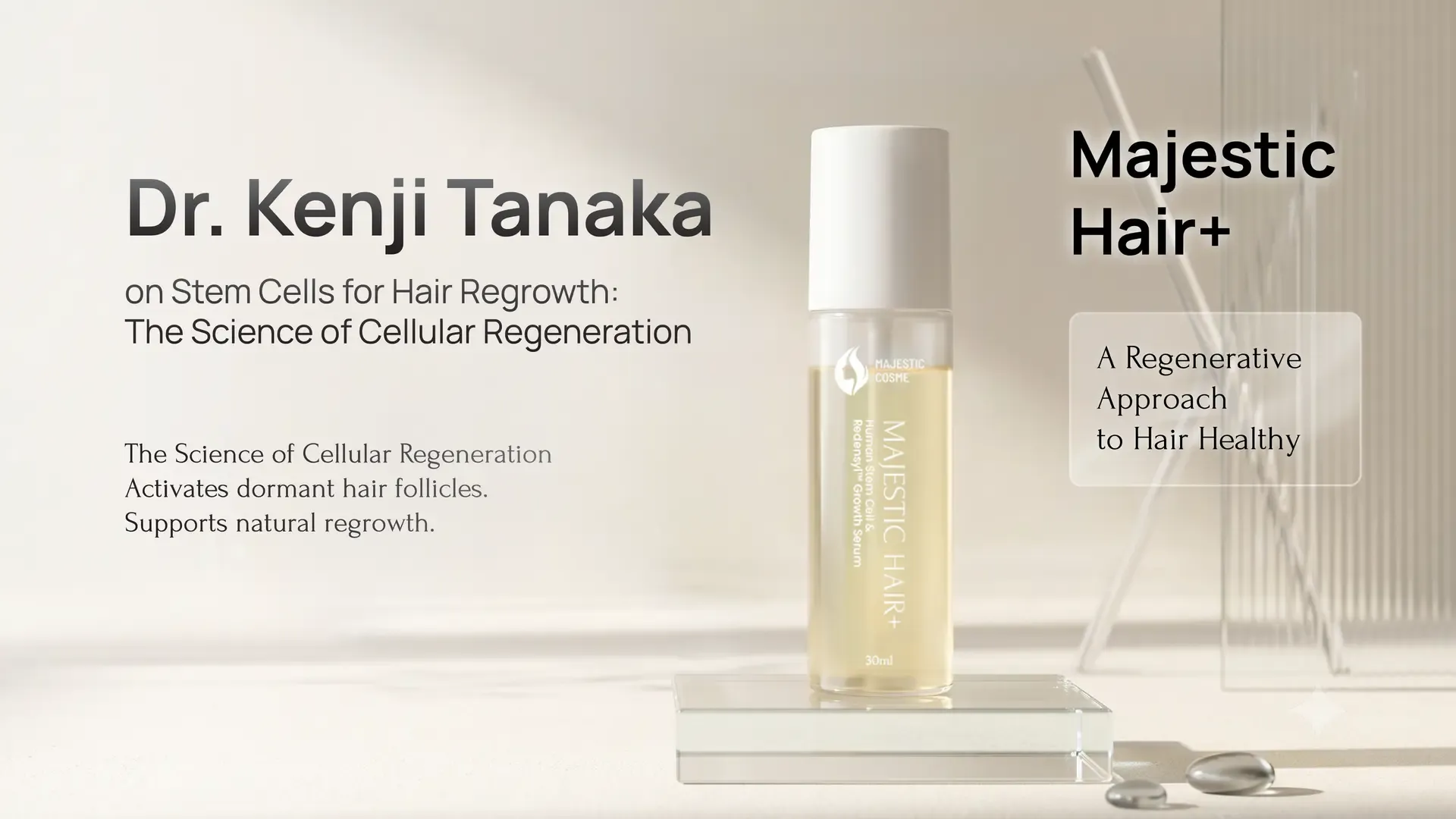 Dr. Kenji Tanaka on Stem Cells for Hair Regrowth: The Science of Cellular Regeneration