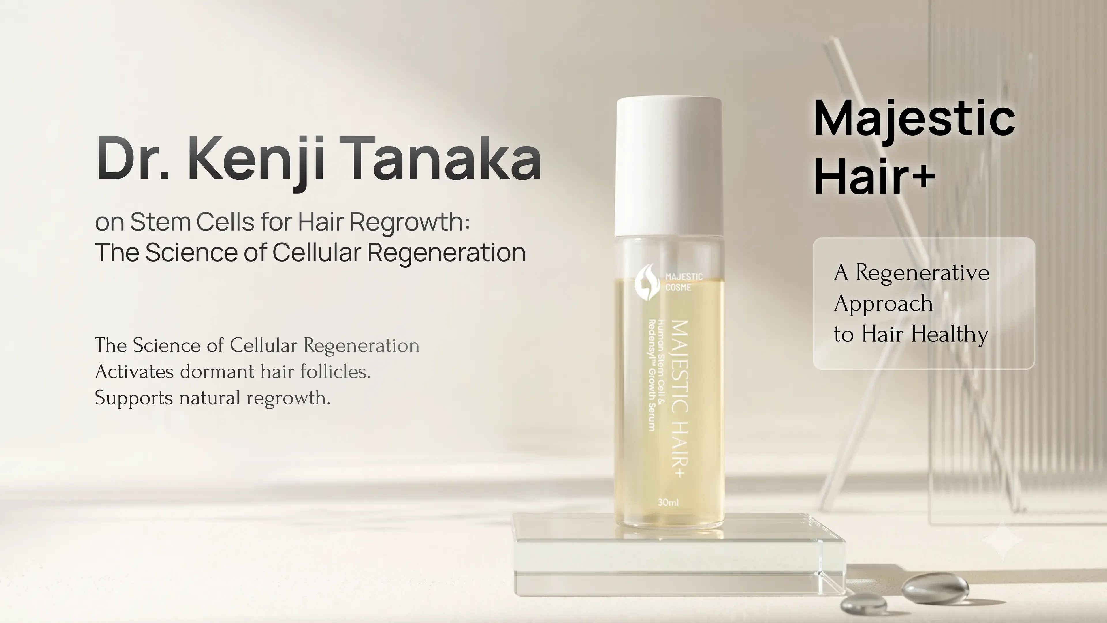 Dr. Kenji Tanaka on Stem Cells for Hair Regrowth: The Science of Cellular Regeneration