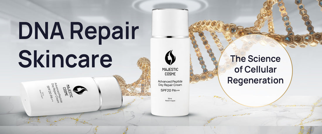 Majestic Day Repair DNA repair enzyme HSP technology advanced skincare from Japan for sun damage and age spots