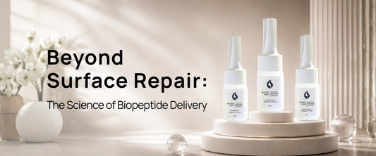 Majestic Active Repair Essence liposome delivery system synergistic dual biopeptides deep skin penetration cellular repair Japanese biotech