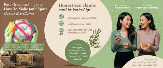 Organic olive oil soap bar on natural wood with laurel leaves, sustainable skincare by Juri Soap