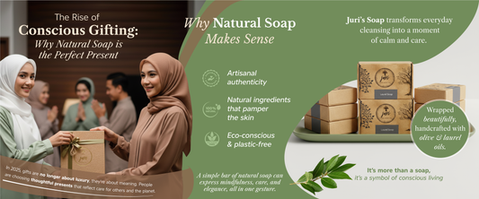 Juri Soap organic gift set with sustainable packaging and natural beauty products
