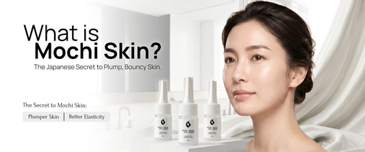 What is mochi skin — plump bouncy skin achieved with Majestic Active Repair Essence Japanese peptide technology EGF and Copper Peptide for skin elasticity