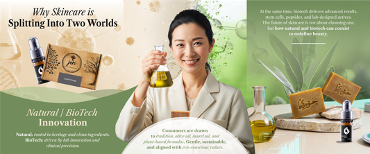 Traditional olive oil and laurel oil natural beauty soap bars from Juri Soap representing heritage skincare methods