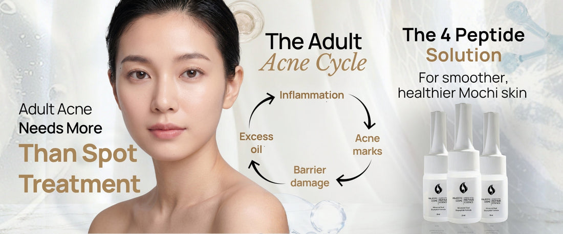 Majestic Active Repair Essence four bio-peptides Acnobet Hairen Copper Peptide EGF adult acne treatment four-stage cycle mochi skin